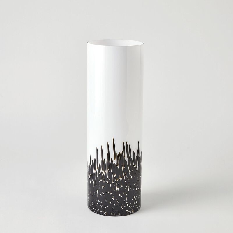 Confetti Vase Black/White-Medium