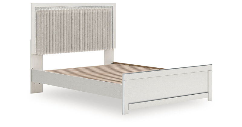 Birmonton Queen Upholstered Panel Platform Bed image number 2