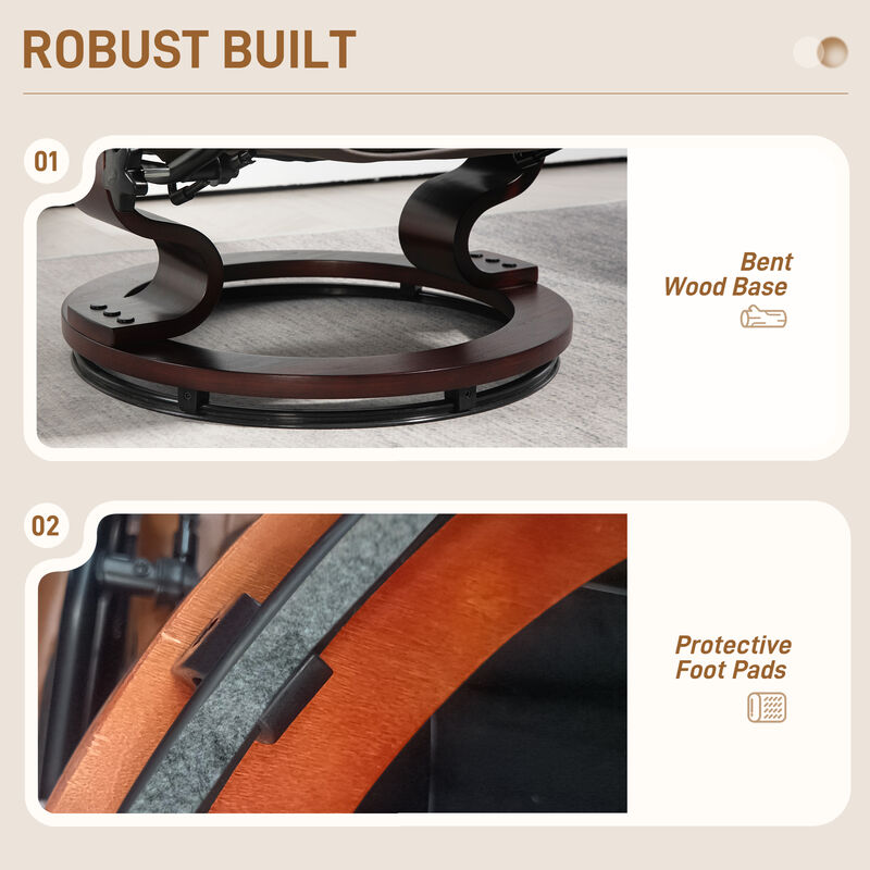 Ergonomic Office Chair with Massage, Adjustable Height, and Lumbar Support