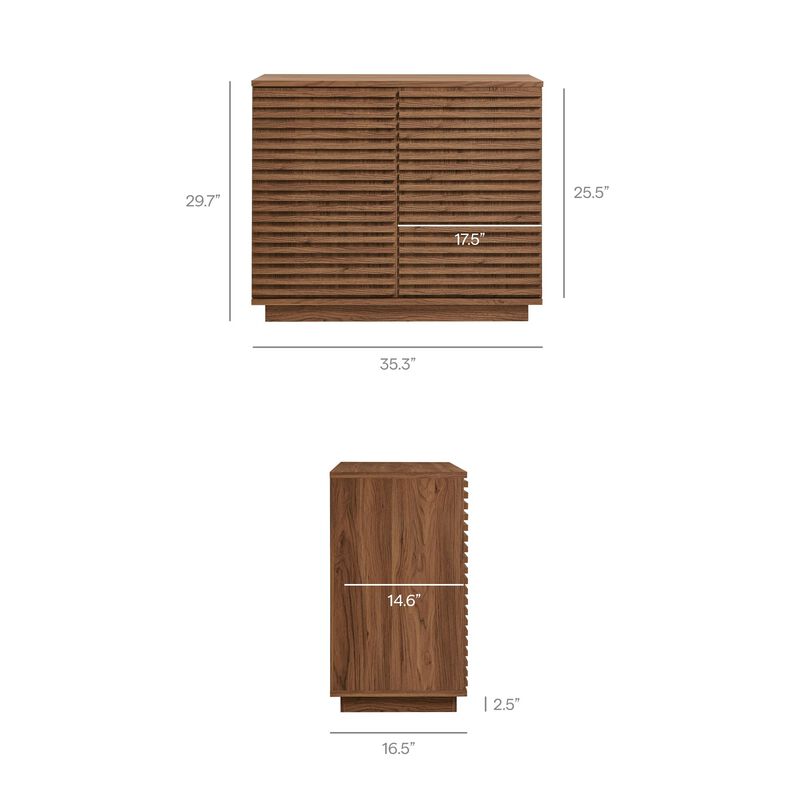 Render 35" Fluted Accent Cabinet image number 2