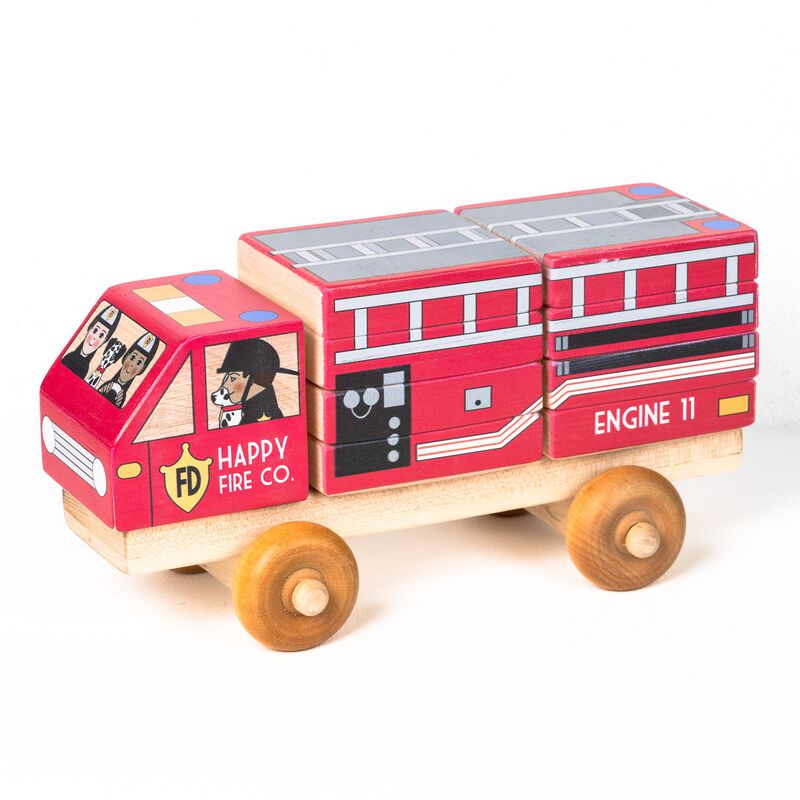 Stackable Puzzle - Fire Truck image number 0