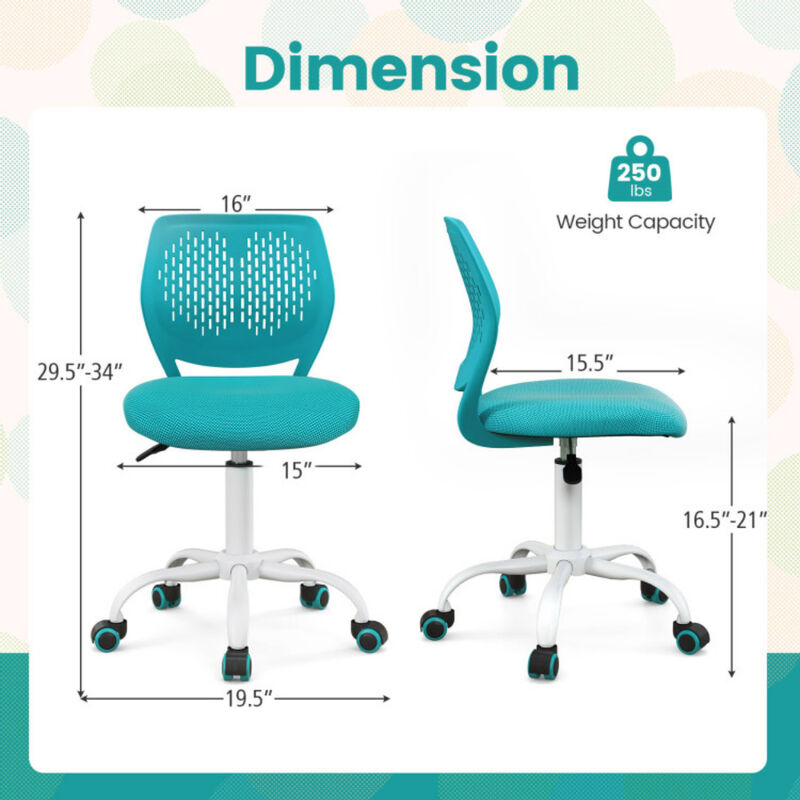 Adjustable Height Ergonomic Desk Chair for Children