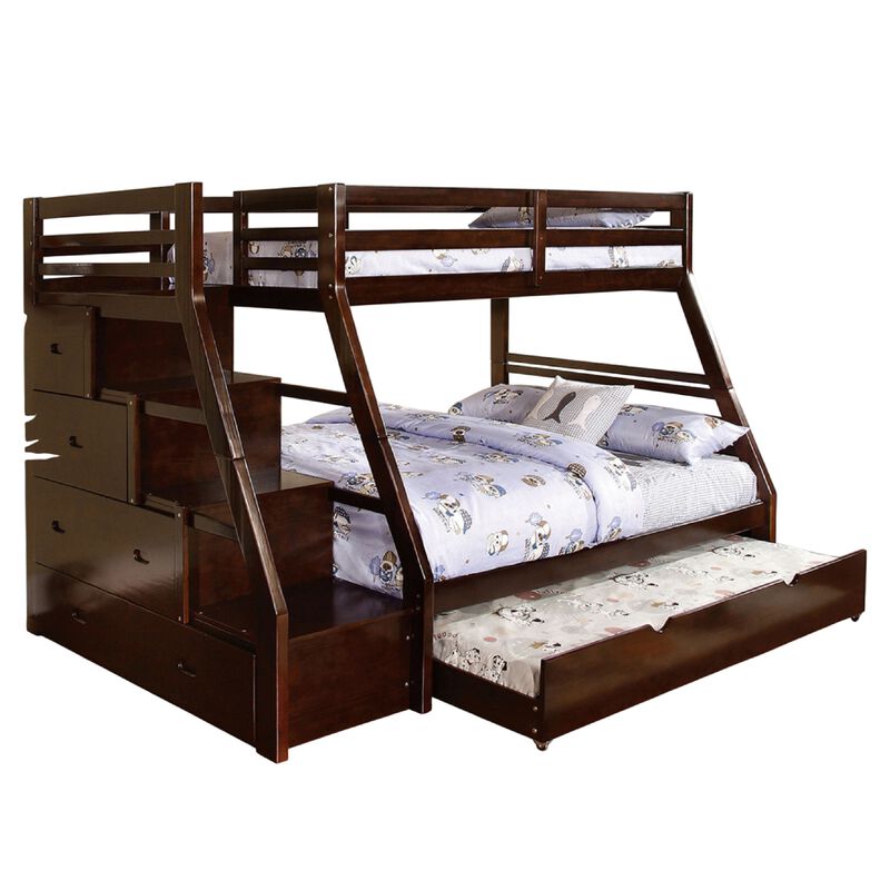 Ellon Bunk Bed, Solid Wood, Storage Drawers image number 0