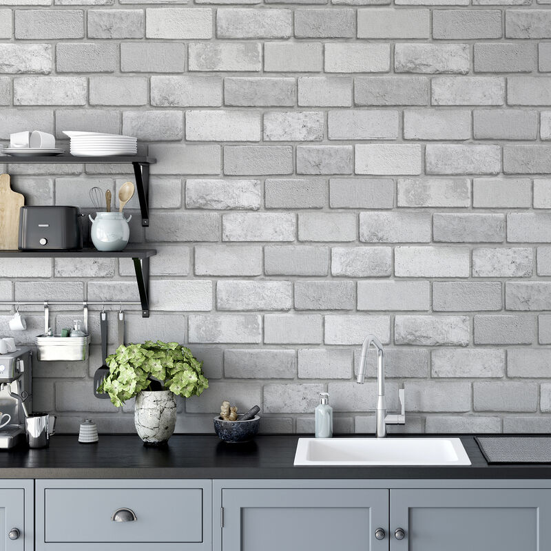 Truman Dove Brick Wallpaper image number 4