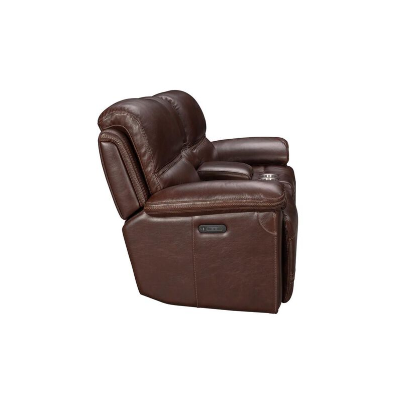 Barcalounger Sedrick Power Reclining Console Loveseat Power Head Rests