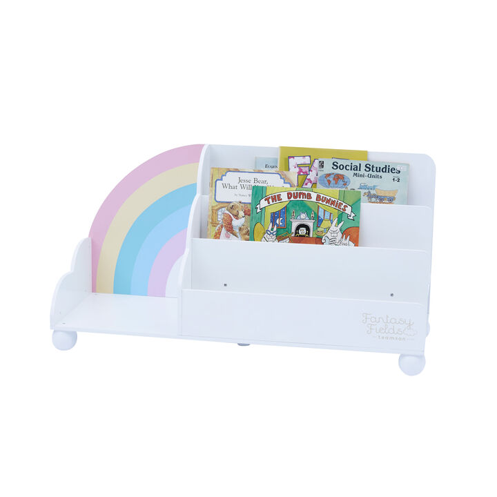Rainbow Display Bookcase, White