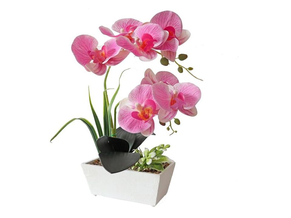 Pink Artificial Orchid Flowers Wedding Centerpiece Decor Flower