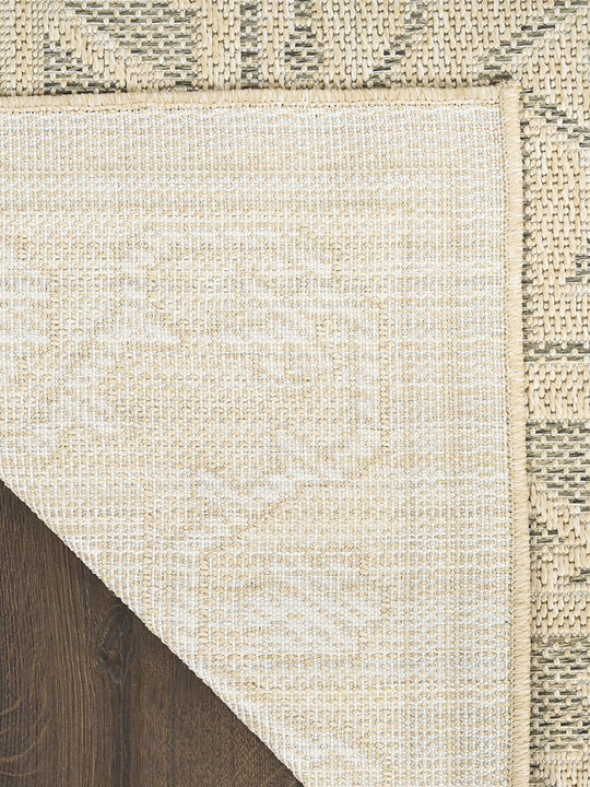 Tulum TLM05 Taupe/Olive 9' x 12' Rug