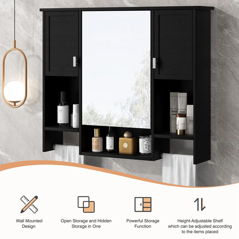 Merax Modern Wall Mounted Bathroom Storage Cabinet