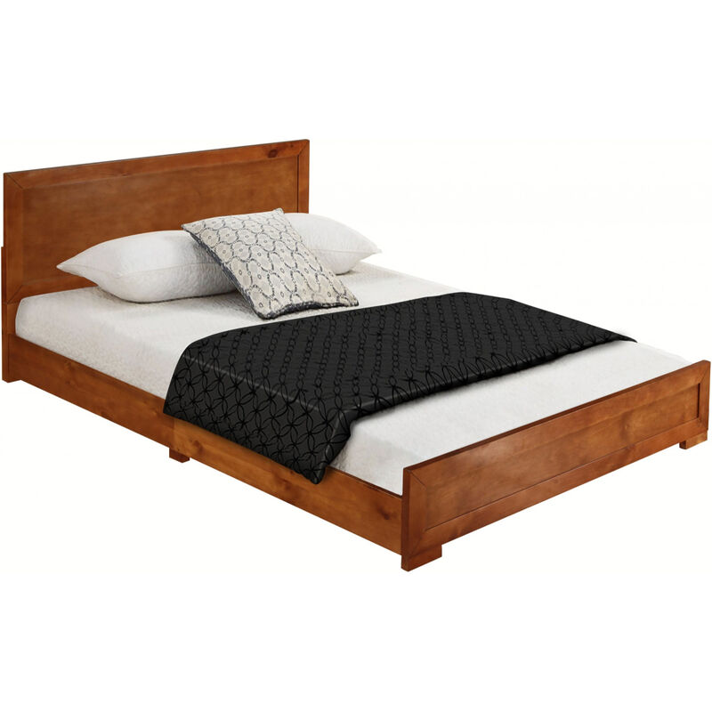 Solid Wood Platform Bed &ndash; Versatile for Rustic or Modern Bedrooms image number 2