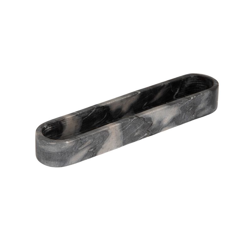 Marble Oval Dish, Grey image number 0