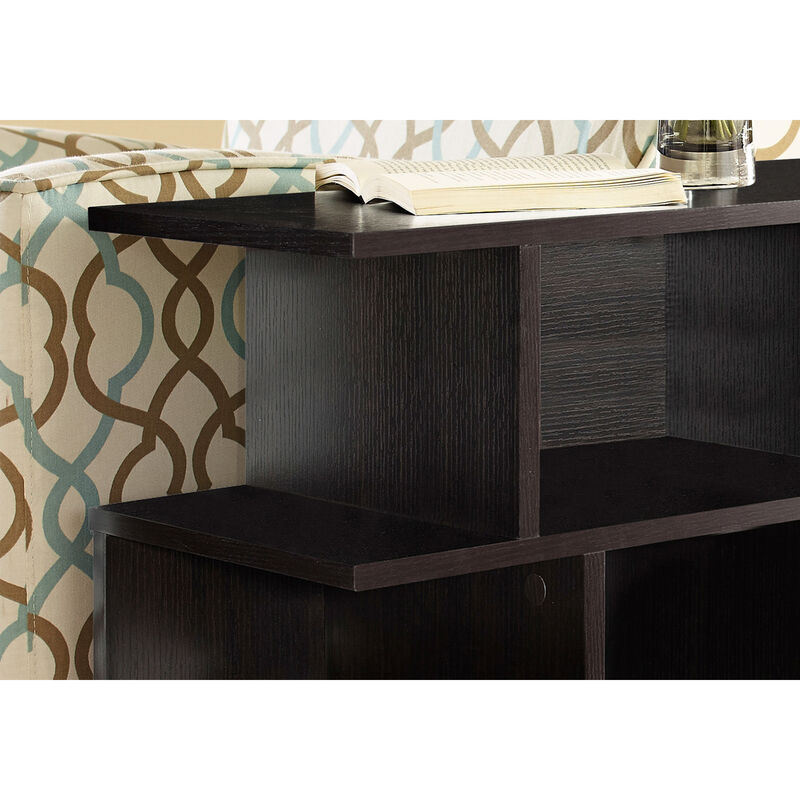 Monarch Specialties I 2474 Accent Table, Side, End, Nightstand, Lamp, Living Room, Bedroom, Laminate, Brown, Contemporary, Modern