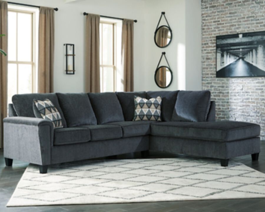 Abinger 2-Piece Sectional with Right Arm Facing Chaise