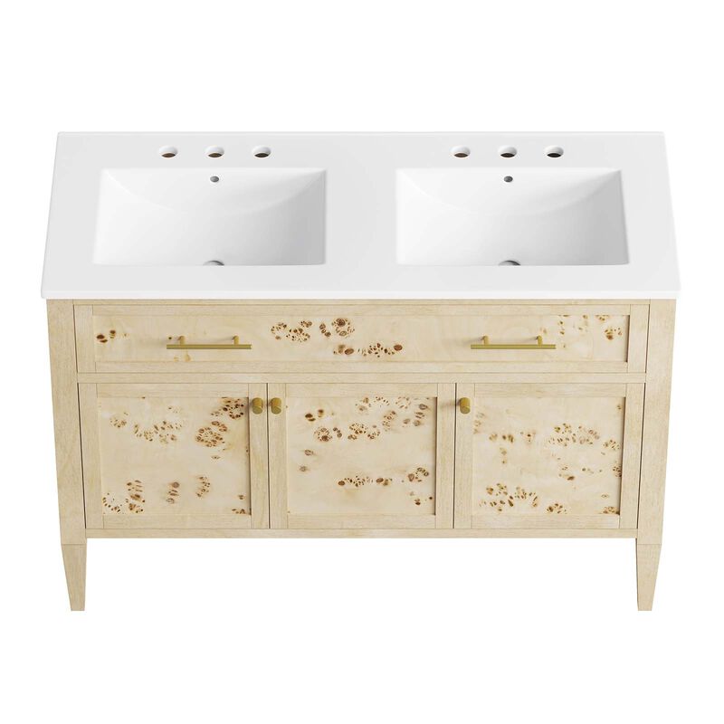 Elysian 48" Double Sink Bathroom Vanity image number 5