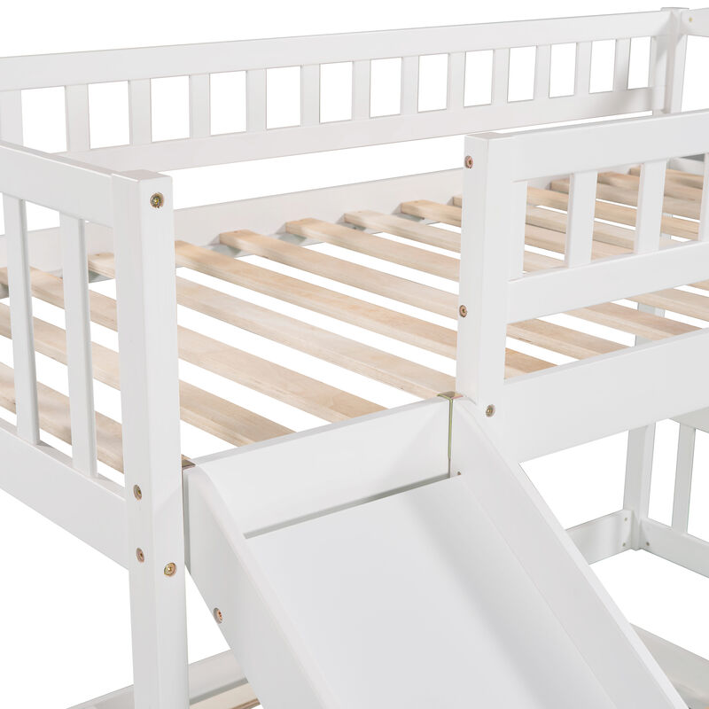 Merax Bunk Bed with Two Drawers and Slide