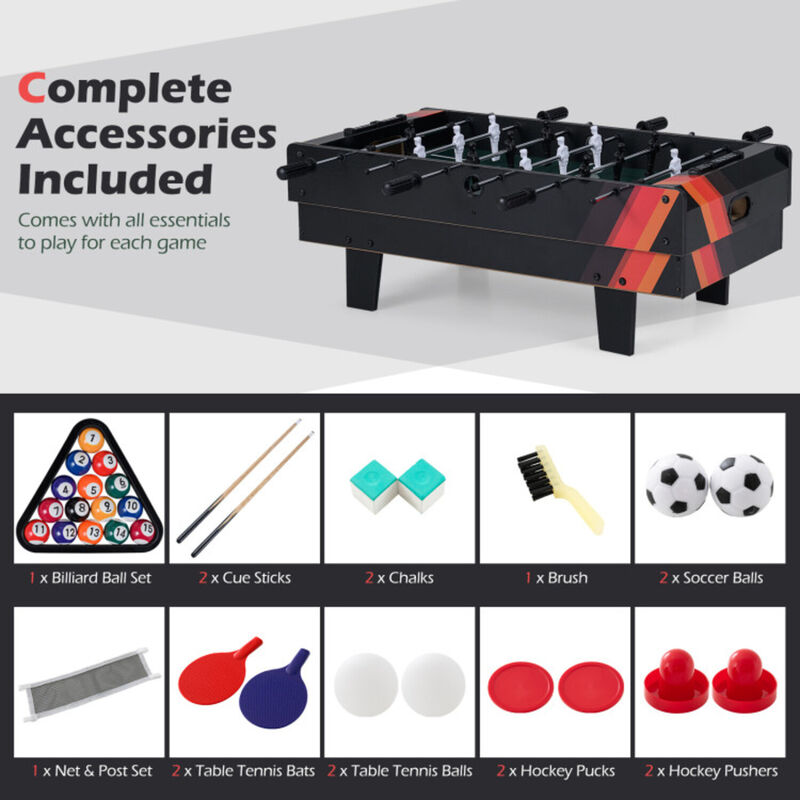 4-in-1 Multi Game Table, Billiards and More image number 8