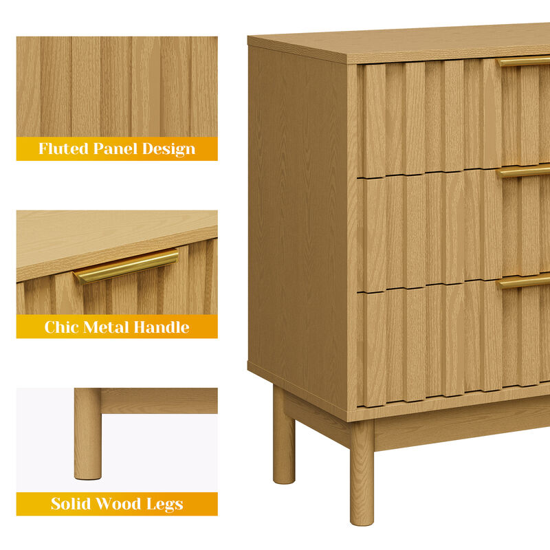 Kruk 3 Drawer Dresser image number 4