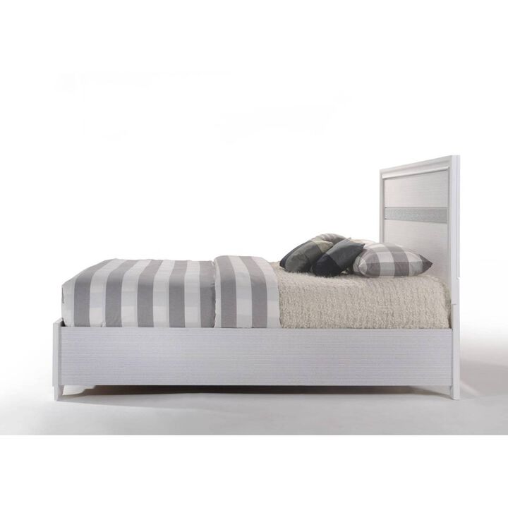 Naima Queen Bed in White