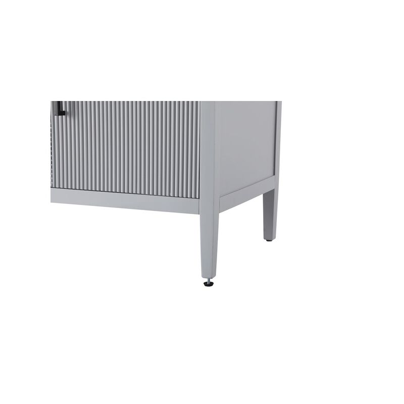 Elegant Kitchen and Bath 54 inch Double Bathroom Vanity in Grey