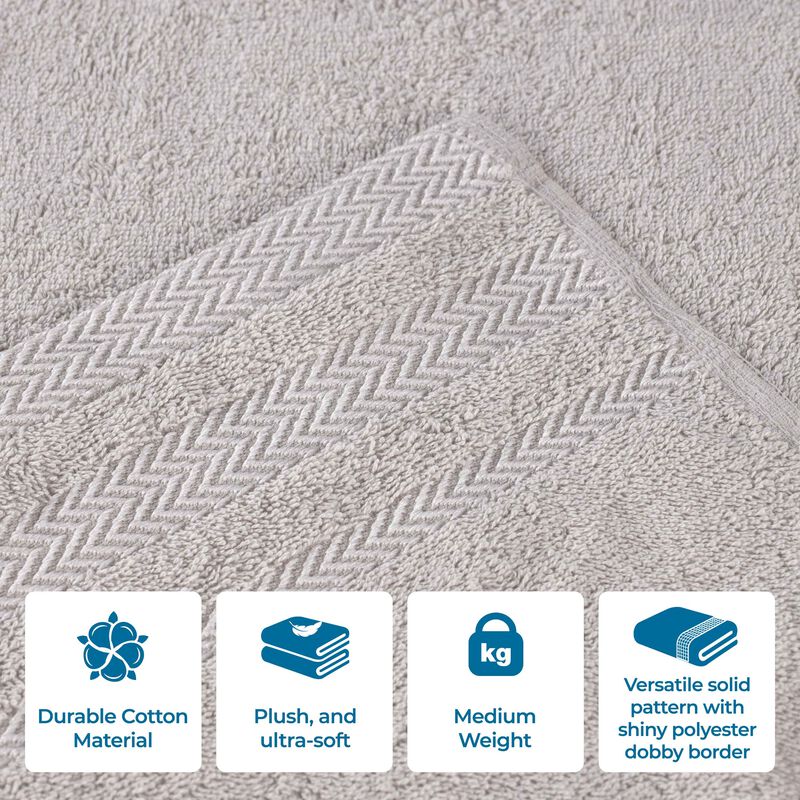 2-Piece Cotton Towel Set &ndash; Plush, Absorbent Bath Towels image number 3