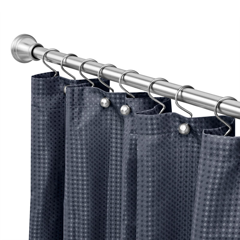 Utopia Alley Adjustable 72-Inch Rust-Proof Aluminum Shower Curtain Tension Rod, No Drill Installation - Extendable, Ideal for Bathroom, Retractable, Wall-to-Wall - Easy to Hang image number 1
