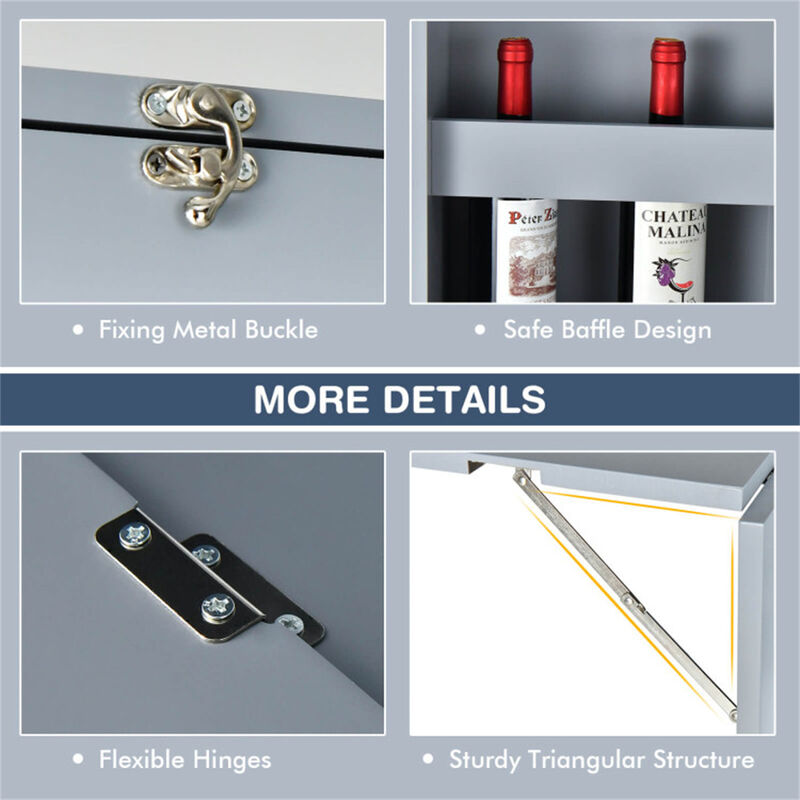 Wall-Mounted Floating Desk Space-Saving Workstation for Home Office & Study