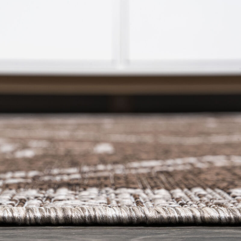 Marokko Diamond Tribal Medallion Indoor/Outdoor Area Rug