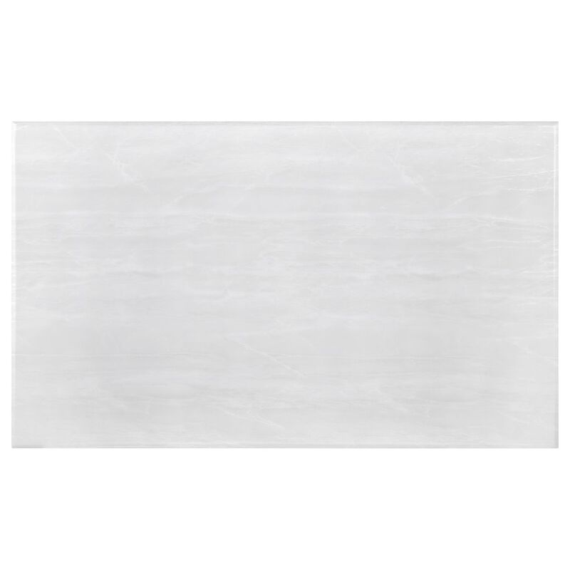 Coaster Co. of America Kerwin Rectangular Stone Top Coffee Table White and Chrome