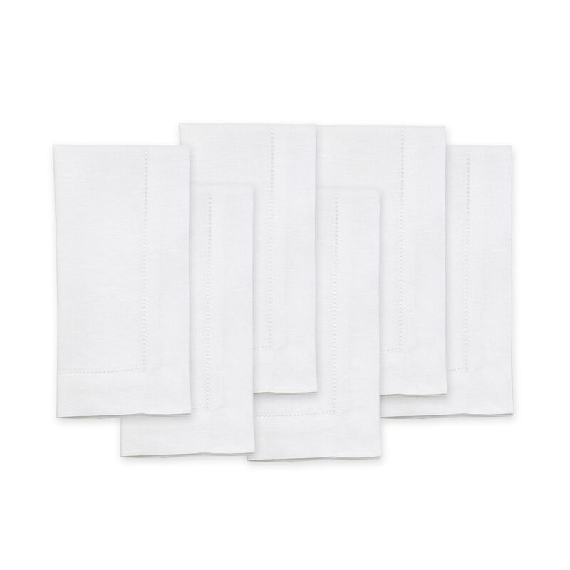 Linen Dinner Napkins - Classic Hemstitch