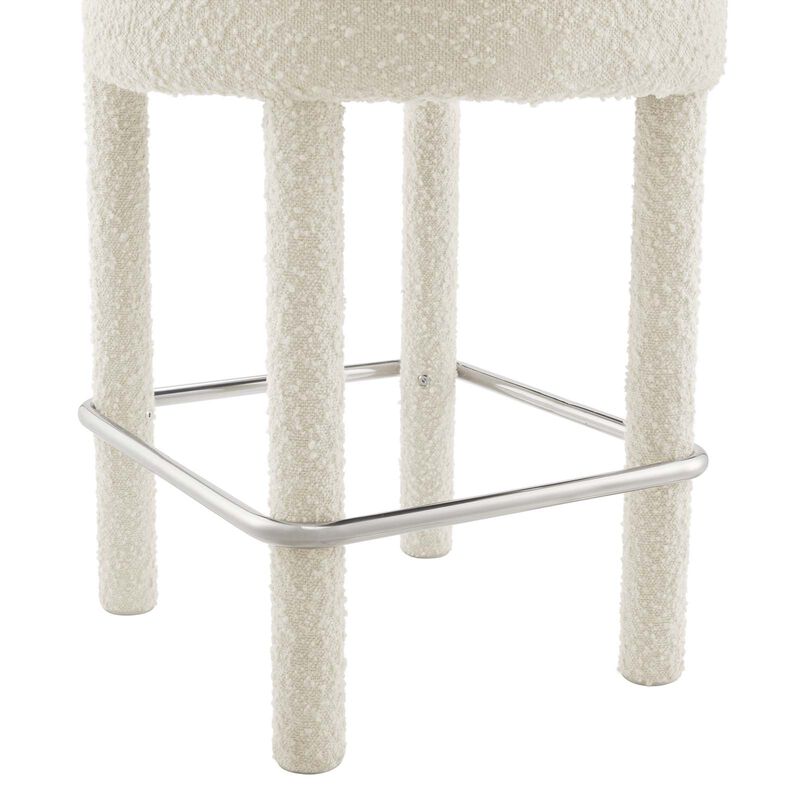Toulouse Boucle Fabric Counter Stool image number 5
