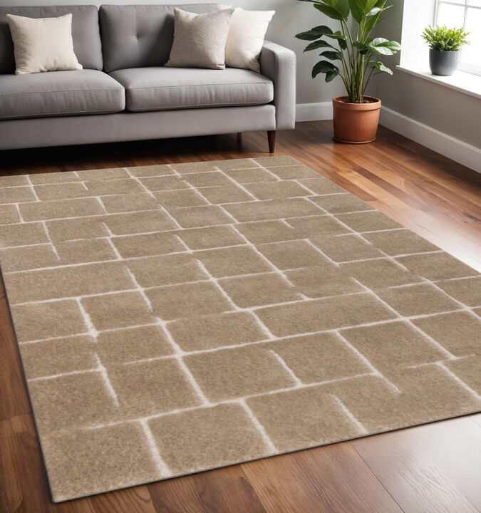 HomeRoots Geometric Area Rug