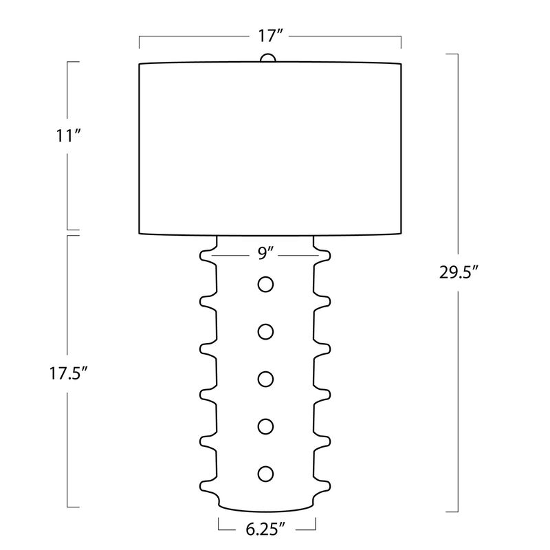 Spruce Ceramic Table Lamp