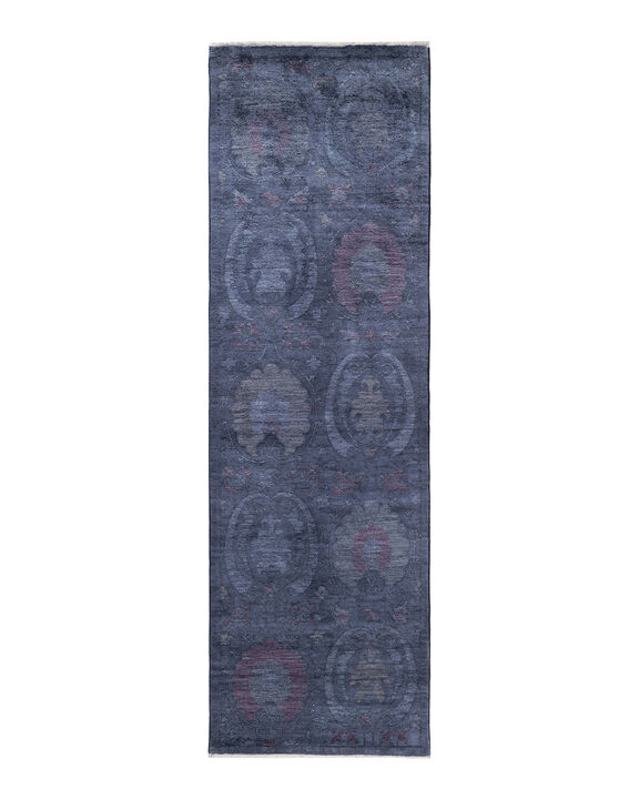 Fine Vibrance, One-of-a-Kind Hand-Knotted Area Rug  - Gray, 2' 6" x 8' 2"