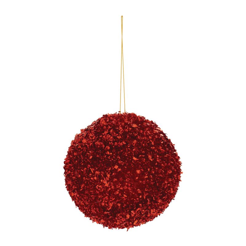 6-Piece Sequin Ball Ornament Set – Sparkly Holiday Decorations for Elegant & Festive Tree Styling