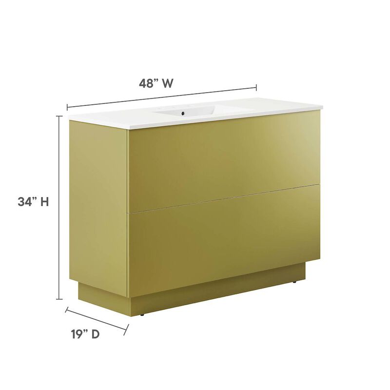 Quantum 48" Single Sink Bathroom Vanity image number 1