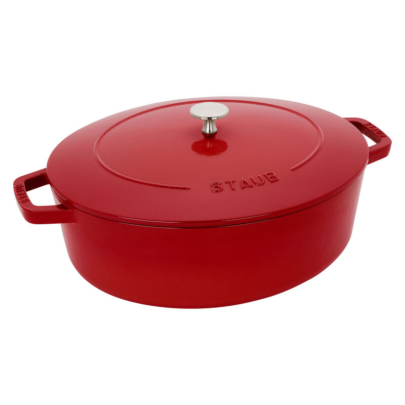 Staub Cast Iron 6.25-qt Shallow Oval Dutch Oven