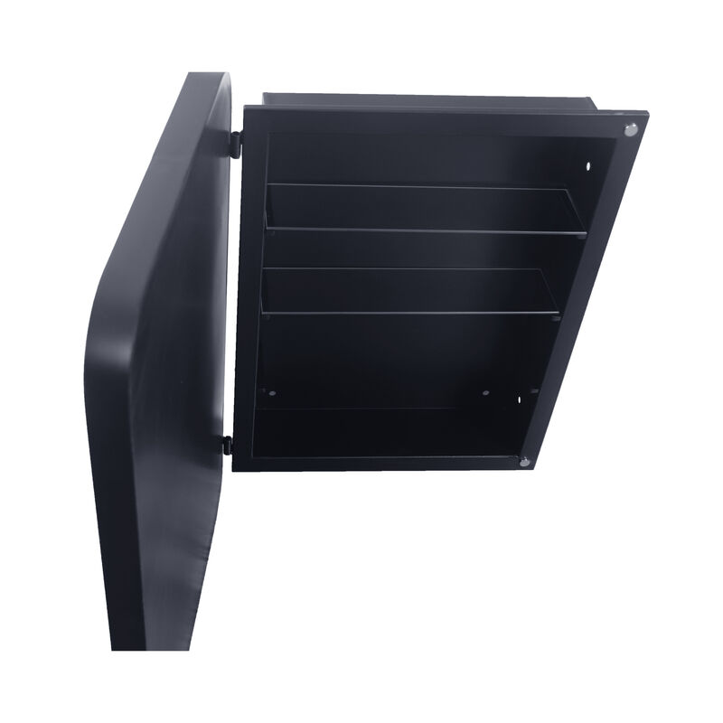 ELEMENT ACE Recessed Medicine Cabinet with Adjustable Shelves and Mirror image number 9