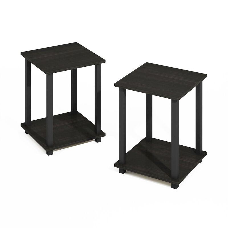 Turn-N-Tube Easy Assembly Stackable Bookcase, Bookshelf, Espresso/Black