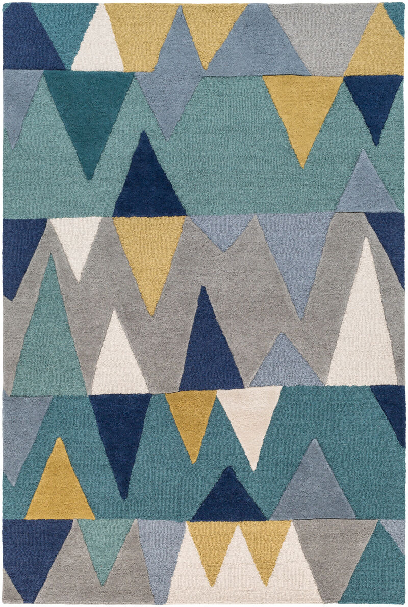 Kennedy KDY-3012 8' Square Blue Rug