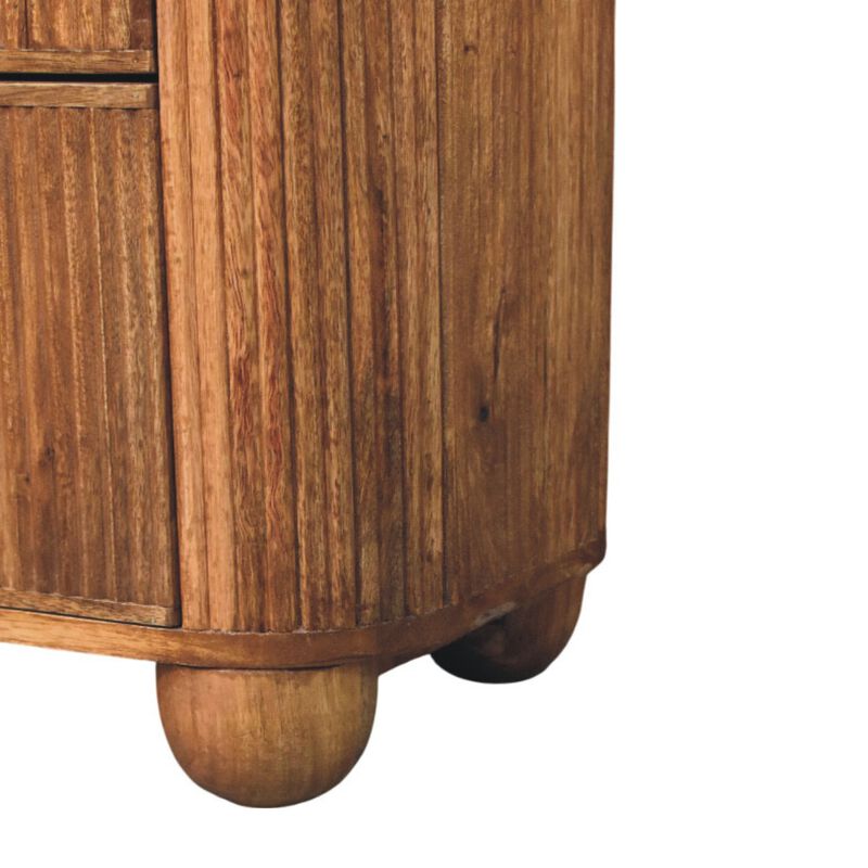 Artisan Furniture Solid Wood Beaumont Marble Chest,3 Drawers, Beige image number 6