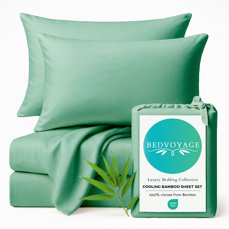 BedVoyage Luxury 100% viscose from Bamboo Bed Sheet Set image number 0