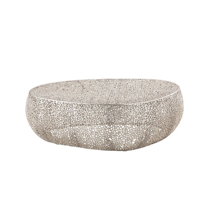 Iveressae Oval Open-Mesh Coffee Table
