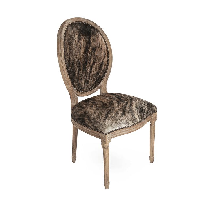 Medallion Cowhide Chair B004 E272 Cow ED
