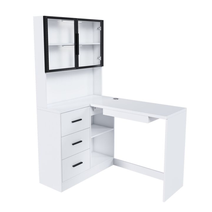 Megbro Corner L-Shaped Computer Desk