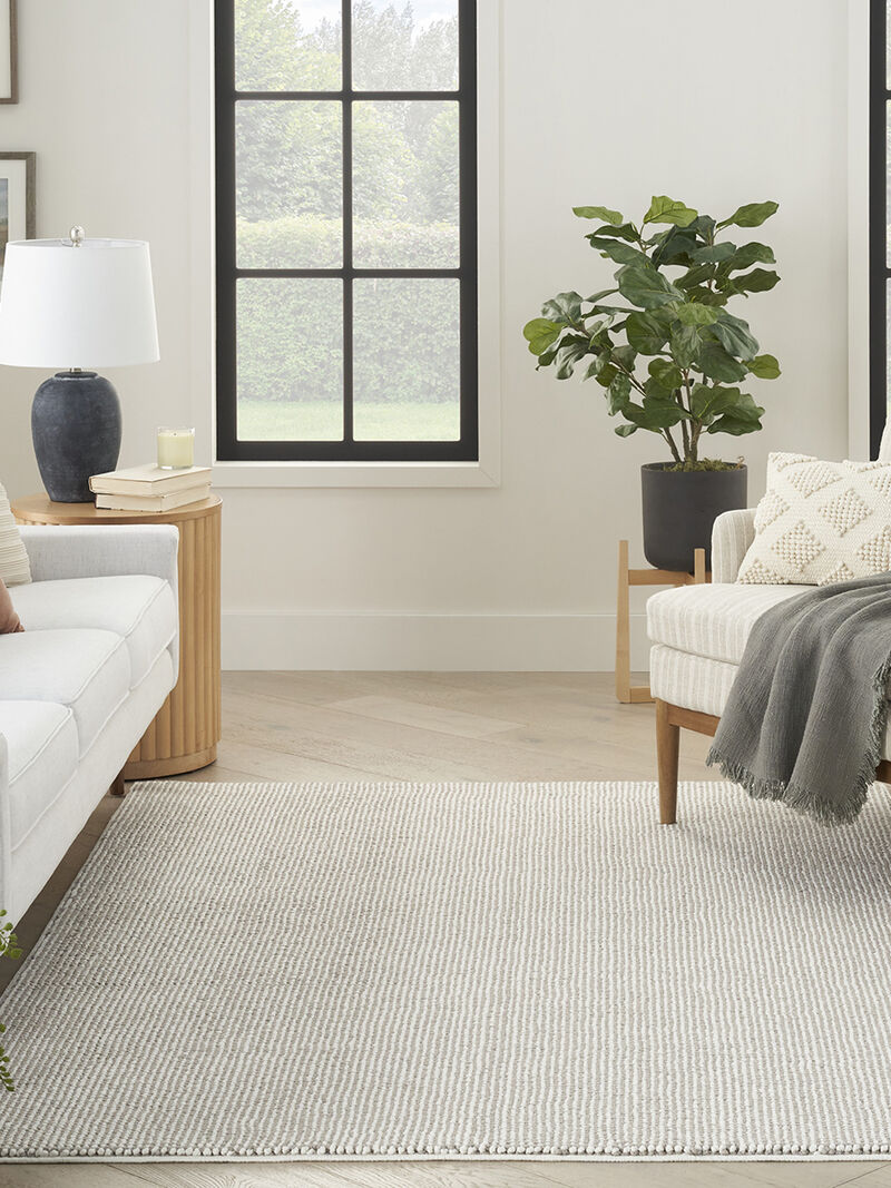 Natural Texture NTX01 Ivory/Mocha 7'10" x 9'10" Rug