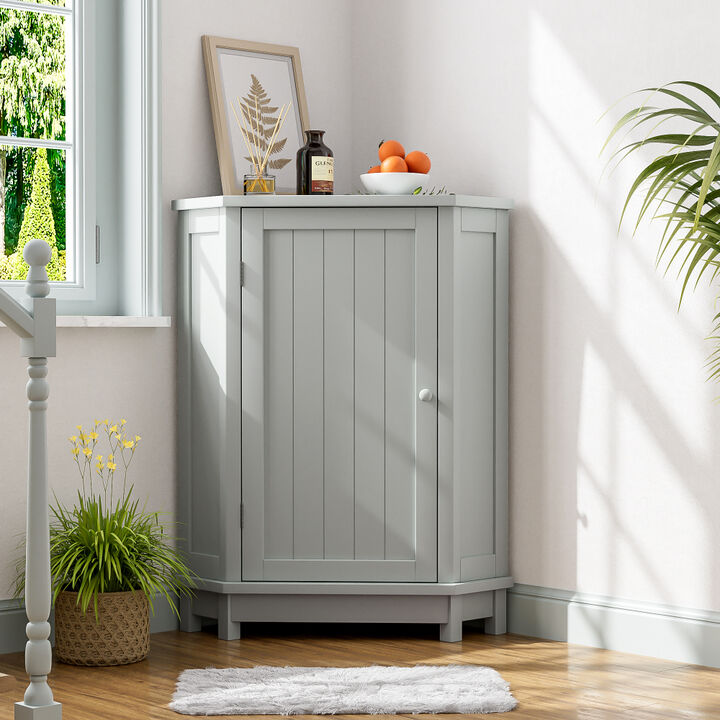 Pibpor Triangle Corner Storage Cabinet