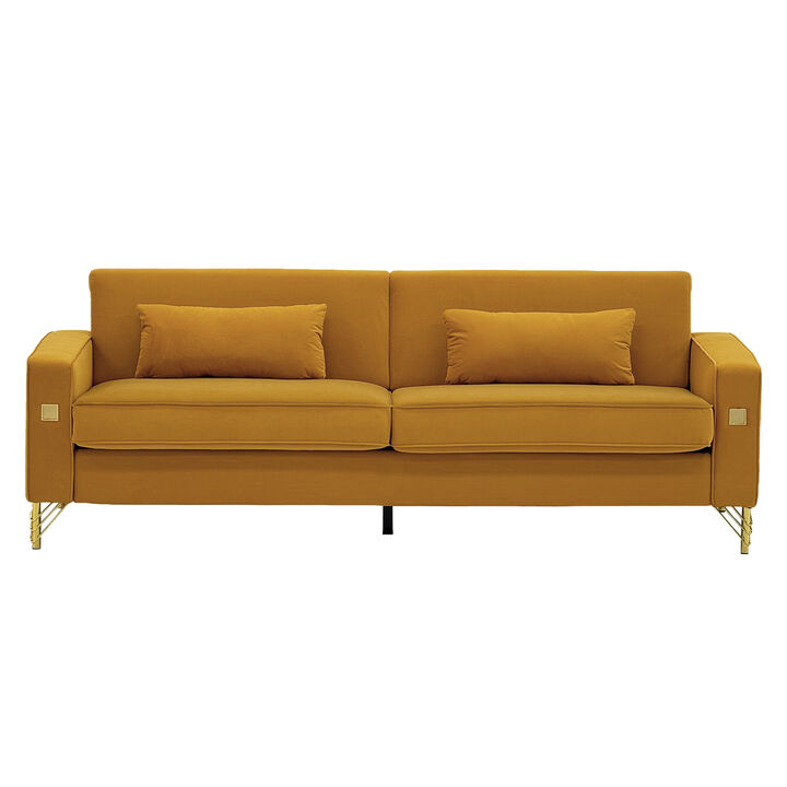 Stapak Velvet Sofa