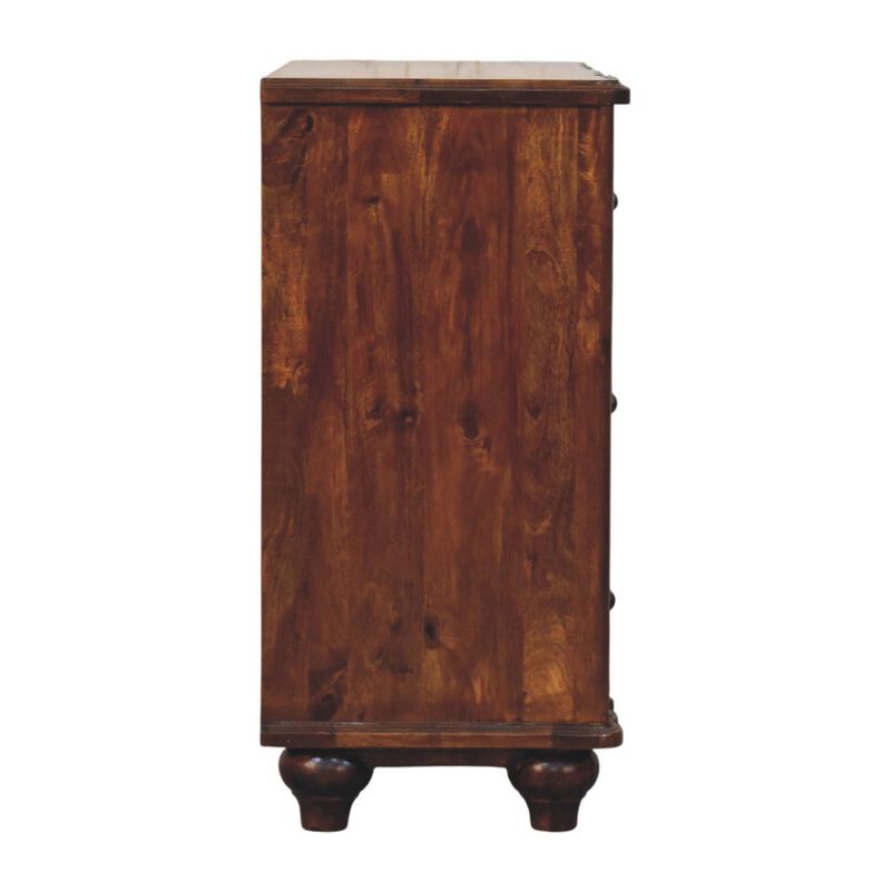 Artisan Furniture Solid Wood Lume 3 Drawer Chest, Brown image number 8