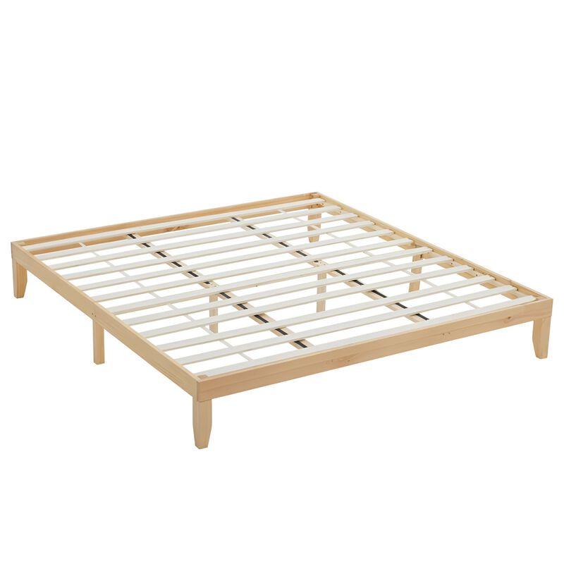 Simple and Durable Basic Bed Frame for Easy Mattress Setup image number 0