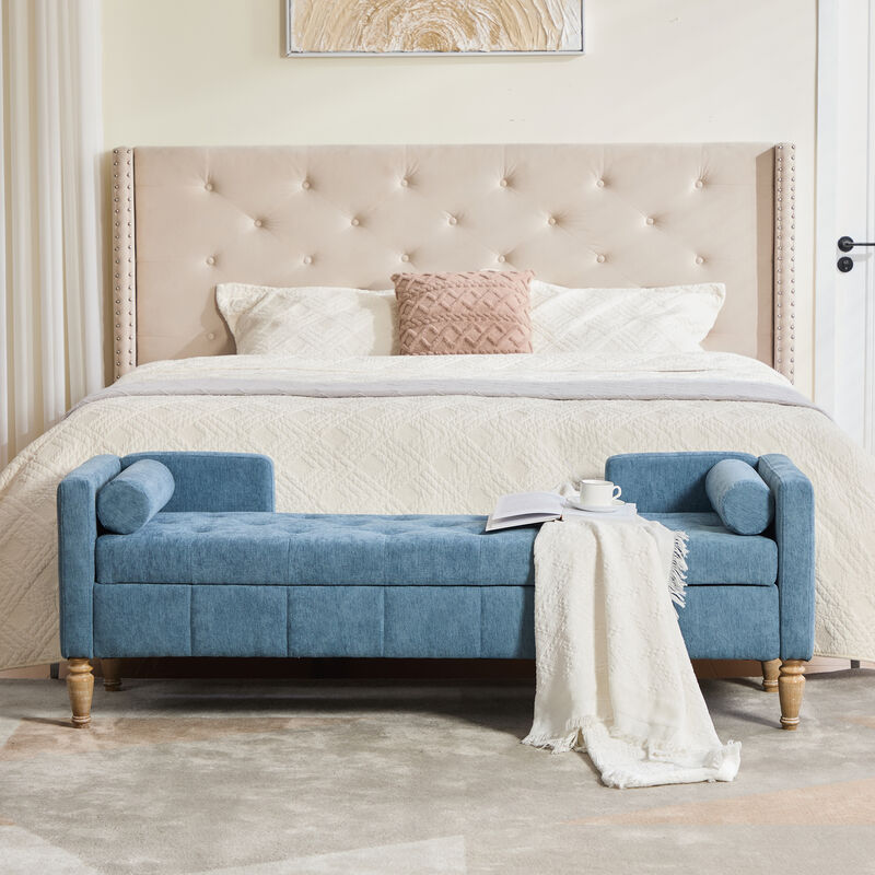 Semsuk Storage Bed Bench image number 2